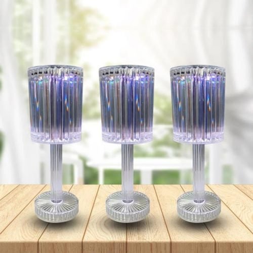 Crystal Diamond Table Lamp 3 Pcs
